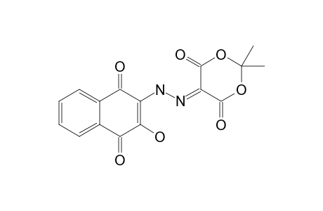 5-[(3-HYDROXY-1,4-DIOXO-1,4-DIHYDRO-NAPHTHALEN-2-YL)-HYDRAZONO]-2,2-DIMETHYL-[1,3]-DIOXANE-4,6-DIONE