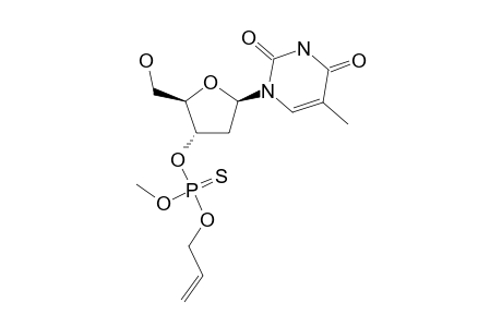 ALLYL-METHYL-(R(P))-THYMIDIN-3'-YL-PHOSPHOROTHIOATE