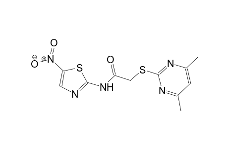 2-(4,6-Dimethyl-pyrimidin-2-ylsulfanyl)-N-(5-nitro-thiazol-2-yl)-acetamide