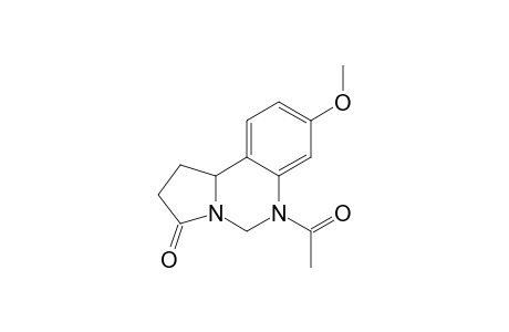 6-ACETYL-8-METHOXY-1,5,6,10B-TETRAHYDRO-2H-PYRROLO-[1,2-C]-QUINAZOLIN-3-ONE