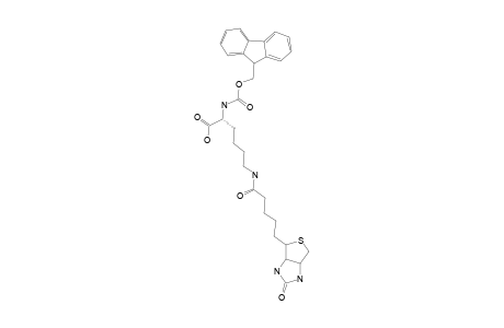 N-ALPHA-(FLUOREN-9-YL-METHOXYCARBONYL)-N-EPSILON-BIOTINYLLYSINE;FMOC-LYS-(BIOTIN)-OH