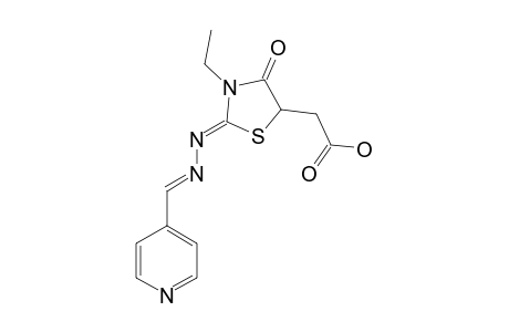 [2-(4-PYRIDYL-METHYLEN-HYDRAZONE)-3-ETHYL-4-OXO-1,3-THIAZOLIDIN-5-YL]-ACETIC-ACID