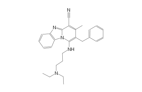 2-benzyl-1-{[3-(diethylamino)propyl]amino}-3-methylpyrido[1,2-a]benzimidazole-4-carbonitrile