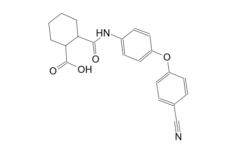 cyclohexanecarboxylic acid, 2-[[[4-(4-cyanophenoxy)phenyl]amino]carbonyl]-