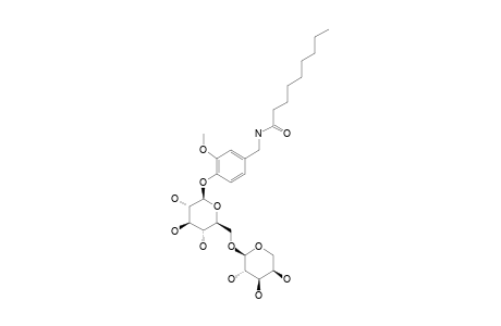 8-NORDIHYDRO-CAPSAICIN-4-O-(6-O-ALPHA-L-ARABINOPYRANOSYL)-BETA-D-GLUCOPYRANOSIDE