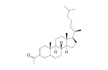 Cholestane, ethanone deriv.