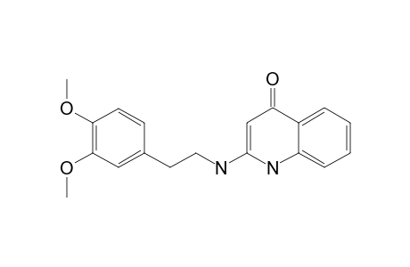 1,4-DIHYDRO-2-(2-(3',4'-DIMETHOXYPHENYL)-ETHYLAMINO)-4-QUINOLINONE