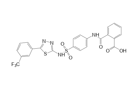 4'-{[5-(alpha,alpha,alpha-trifluoro-m-tolyl)-1,3,4-thiadiazol-2-yl]sulfamoyl}phthalanilic acid