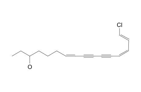 (1Z,3Z,9Z)-1-CHLOROHEXADECA-5,7-DIYNE-1,3,9-TRIENE-14-OL