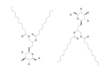 1,2-O-DIDECANOYL-3-O-BETA-D-GLUCOPYRANOSYL-RAC-GLYCEROL;DIASTEREOISOMER-1-AND-2