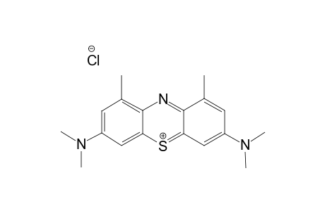 3,7-bis(dimethylamino)-1,9-dimethylphenothiazin-5-ium chloride