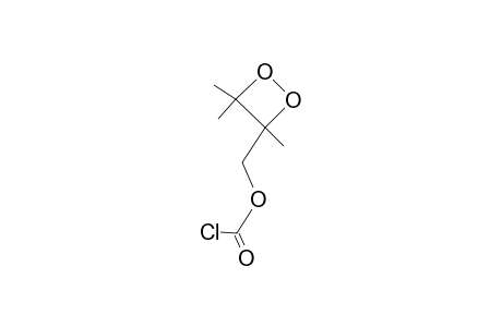 (3,4,4-trimethyl-1,2-dioxetan-3-yl)methyl carbonochloridate