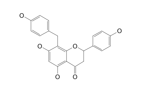 5,7,4'-TRIHYDROXY-8-PARA-HYDROXYBENZYL-FLAVANONE