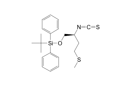 (2S)-1-[(TERT.-BUTYLDIPHENYLSILYL)-OXY]-5-THIAHEX-2-YL-ISOTHIOCYANATE