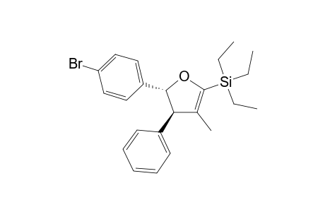 (-)-(4R,5R)-TRIETHYL-[3-METHYL-4-PHENYL-5-(4-BROMOPHENYL)-4,5-DIHYDRO-FURAN-2-YL]-SILANE