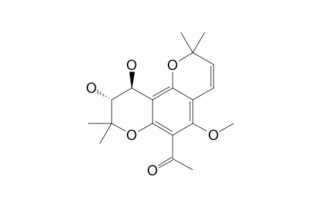 (+)-TRANS-3'',4''-DIHYDRO-3'',4''-DIHYDROXY-O-METHYLOCTANDRENOLONE