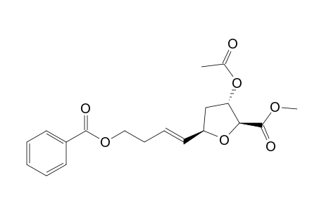 (2S,3S,5R)-3-Acetoxy-5-((E)-4-benzoyloxy-but-1-enyl)-tetrahydro-furan-2-carboxylic acid methyl ester