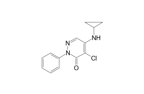 2H-Pyridazin-3-one, 4-chloro-5-cyclopropylamino-2-phenyl-