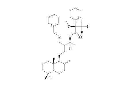 S(+)-ALPHA-METHOXY-ALPHA-(TRIFLUOROMETHYL)-PHENYLACETYLCHLORIDE-LABDA-8(17),12-DIEN