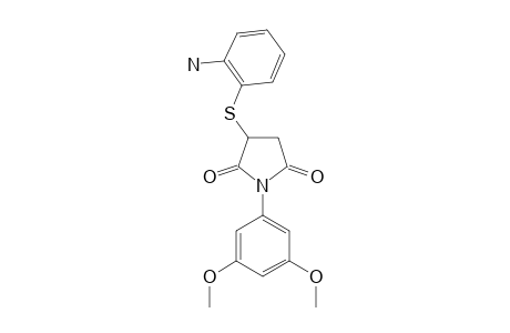 2-[(o-aminophenyl)thio]-N-(3,5-dimethoxyphenyl)succinimide