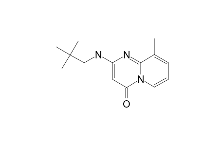 2-((2,2-DIMETHYLPROPYL)-AMINO)-9-METHYLPYRIDO-[1,2-A]-PYRIMIDIN-4-ONE