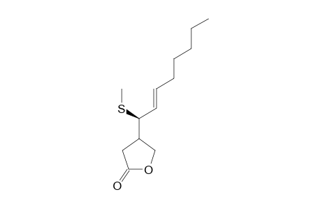 (1'R*,2'E,3R*)-3-[1'-(METHYLTHIO)-OCT-2'-ENYL]-BUTAN-4-OLIDE