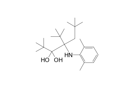 4-(tert-Butyl)-4-(2,6-dimethylanilino)-2,2,6,6-tetramethyl-3,3-heptanediol