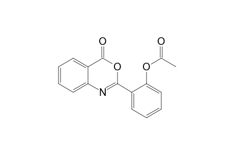 2-(4-oxo-4H-3,1-benzoxazin-2-yl)phenyl acetate