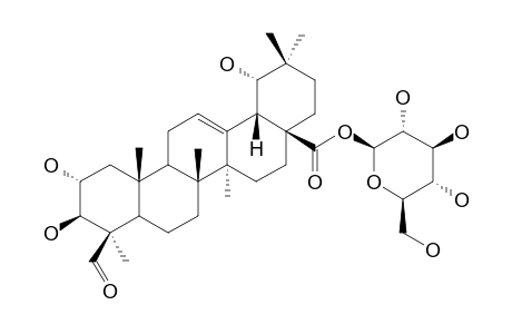 PARADRYMONIN;2-ALPHA,3-BETA,19-ALPHA-TRIHYDROXY-24-OXO-OLEAN-12-EN-28-O-BETA-GLUCOPYRANOSYLESTER