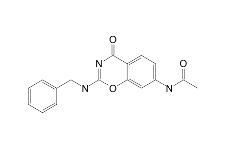 N-[2-(BENZYLAMINO)-4-OXO-4H-BENZ-[E]-[1,3]-OXAZIN-7-YL]-ACETAMIDE