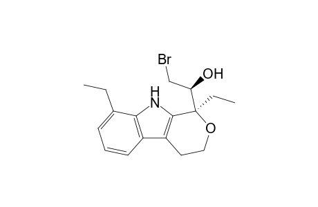 (1S,1'S)-2-Bromo-1-(1,8-diethyl-1,3,4,9-tetrahydropyrano[3,4-b]indol-1-yl)ethanol