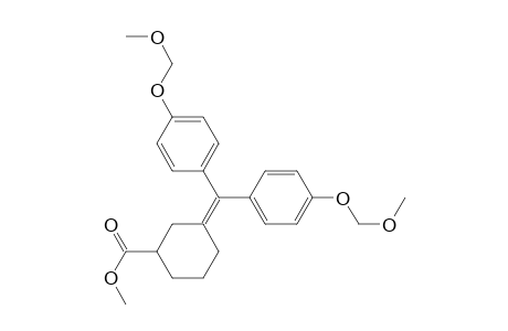 Methyl 3-[bis(p-{methoxymethoxy}phenyl)methylene]cyclohexane-1-carboxylate