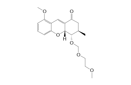 (TRANS)-(3R,4S,4AR)-8-METHOXY-4-[(2-METHOXYETHOXY)-METHOXY]-3-METHYL-2,3,4,4A-TETRAHYDRO-1H-XANTHEN-1-ONE