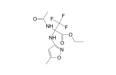 Ethyl 2-acetamido-3,3,3-trifluoro-2-[(5-methyl-3-isoxazolyl)amino]propionate