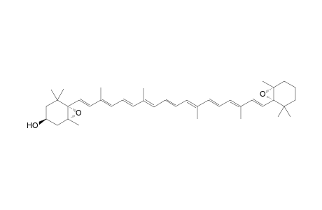 (1R,3S,6S)-1,5,5-trimethyl-6-[(1E,3E,5E,7E,9E,11E,13E,15E,17E)-3,7,12,16-tetramethyl-18-[(1R,6S)-1,5,5-trimethyl-7-oxabicyclo[4.1.0]heptan-6-yl]octadeca-1,3,5,7,9,11,13,15,17-nonaenyl]-7-oxabicyclo[4.1.0]heptan-3-ol