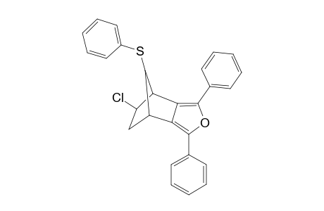 5-exo-Chloro-4,5,6,7-tetrahydro-4,7-methano-1,3-diphenyl-8-anti-phenylthioisobenzofuran