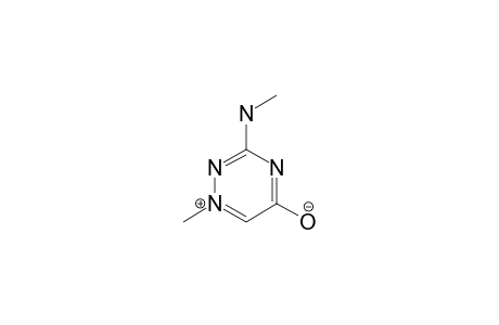 1-METHYL-3-METHYLAMINO-1,2,4-TRIAZINIUM-5-OLATE