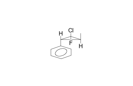 ANTI,SYN-1-CHLORO-1-FLUORO-2-PHENYL-3-METHYLCYCLOPROPANE