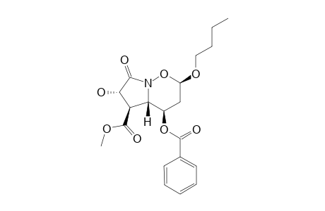 REL-(3R,5R,6AS,7R,8S)-5-BENZOYLOXY-3-BUTOXY-7-CARBOMETHOXY-8-HYDROXY-2-OXA-9-OXOBICYCLO-[4.3.0]-NONANE