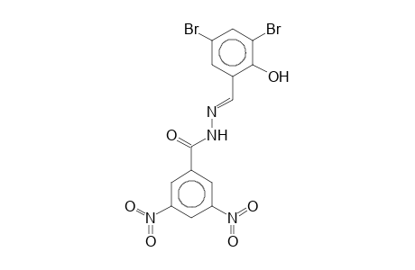 N'-[(E)-(3,5-Dibromo-2-hydroxyphenyl)methylidene]-3,5-dinitrobenzohydrazide