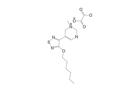 5-(4-HEXYLOXY-[1,2,5]-THIADIAZOL-3-YL)-3-METHYL-1,2,3,4-TETRAHYDROPYRIMIDINE-OXALATE-SALT