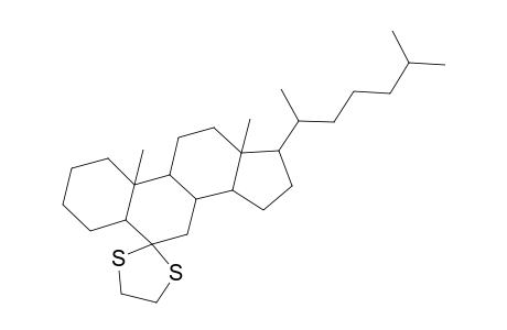 5.alpha.-Cholestan-6-one, cyclic ethylene mercaptole