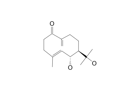 (E)-6-ALPHA,11-DIHYDROXY-7-ALPHA-H-GERMACRA-4,10(14)-DIEN-1-ONE