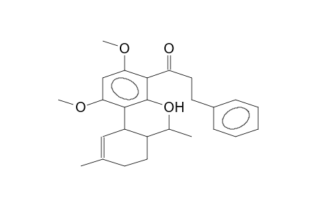 1-PROPANONE, 1-[2-HYDROXY-4,6-DIMETHOXY-3-[3-METHYL-6-(1-METHYLETHYL)-2-CYCLOHEXEN-1-YL]PHENYL]-3-PHENYL-