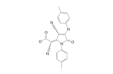 (E)-[1-(PARA-TOLYL)-3-[(PARA-TOLYL)-AMINO]-4-CYANO-2-OXOPYRROL-5-YLIDENE]-CYANOACETIC-ACID