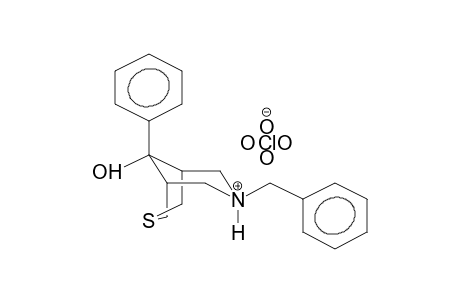 7-BENZYL-9-ANTI-PHENYL-1-THIA-7-AZABICYCLO[3.3.1]NONAN-9-OLHYDROPERCHLORATE