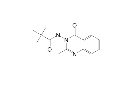 2-ETHYL-3-PIVALOYL-AMINO-QUINAZOLIN-4(3H)-ONE