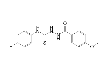 N-(4-fluorophenyl)-2-(4-methoxybenzoyl)hydrazinecarbothioamide