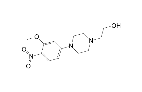 2-[4-(3-methoxy-4-nitro-phenyl)piperazino]ethanol