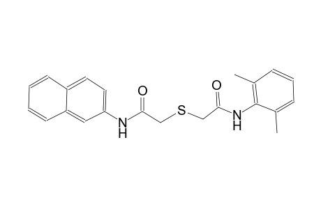 2-[2-(2,6-dimethylanilino)-2-oxoethyl]sulfanyl-N-naphthalen-2-ylacetamide